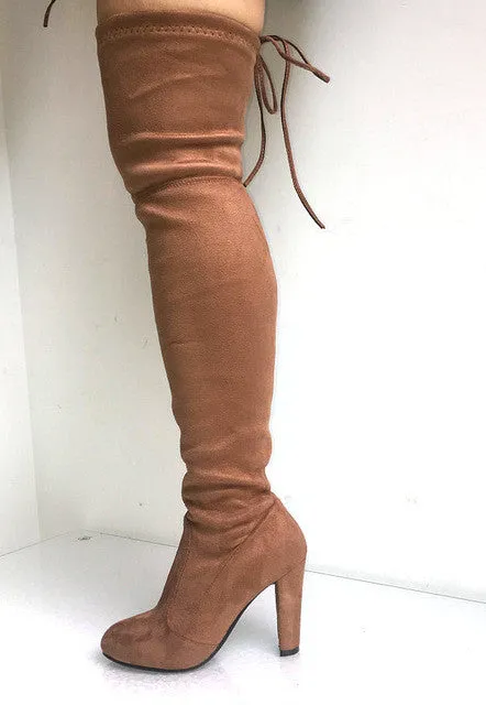 High Leg Heeled Boots
